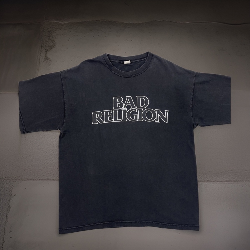 BAD RELIGION Logo 1990s Vintage Tour T Shirt